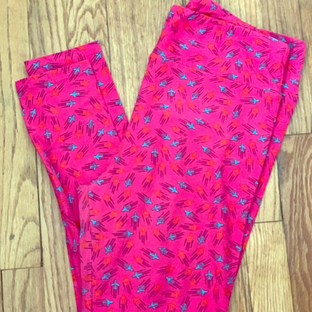 LuLaRoe Airplane Leggings